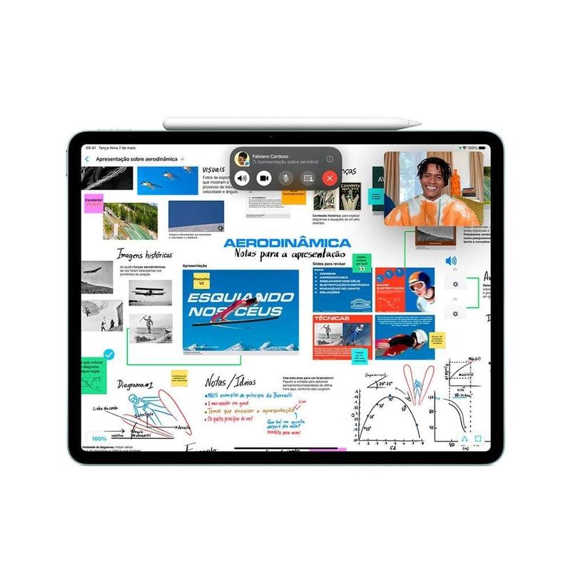 Caneta Apple Pencil Pro, iPadOS 17.5 ou posterior, Bluetooth